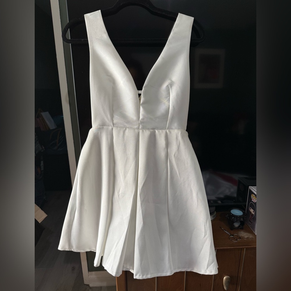 Hot & Delicious White Mini Dress